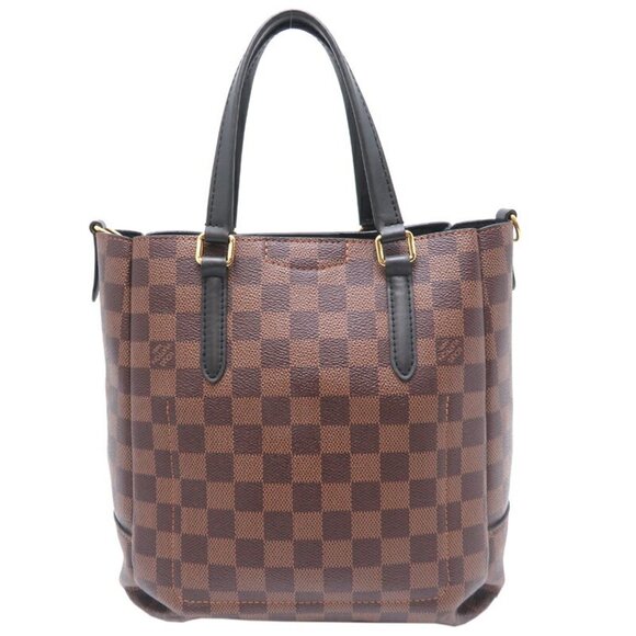 LOUIS VUITTON Brown Damier Pouch - Picture 3 of 10